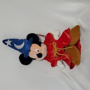 🏠 Disney Store Mickey Mouse Fantasia Sorcerer Plush